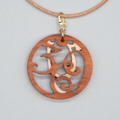 【木製】ラッキーナンバー369のネックレス