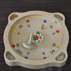 【木製】木のこまと球であそぶ