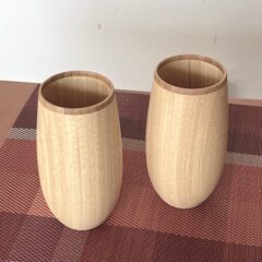 竹でできたタンブラー