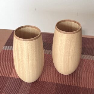 竹でできたタンブラー