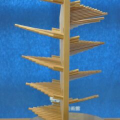 音の出る木のおもちゃ3　〜　モニュメントさざなみ